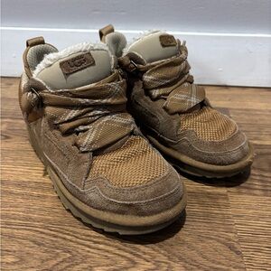 UGG Kids Tan Boots with Cozy Lining